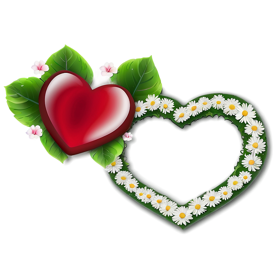 Heart Flower Frame Png Jku98