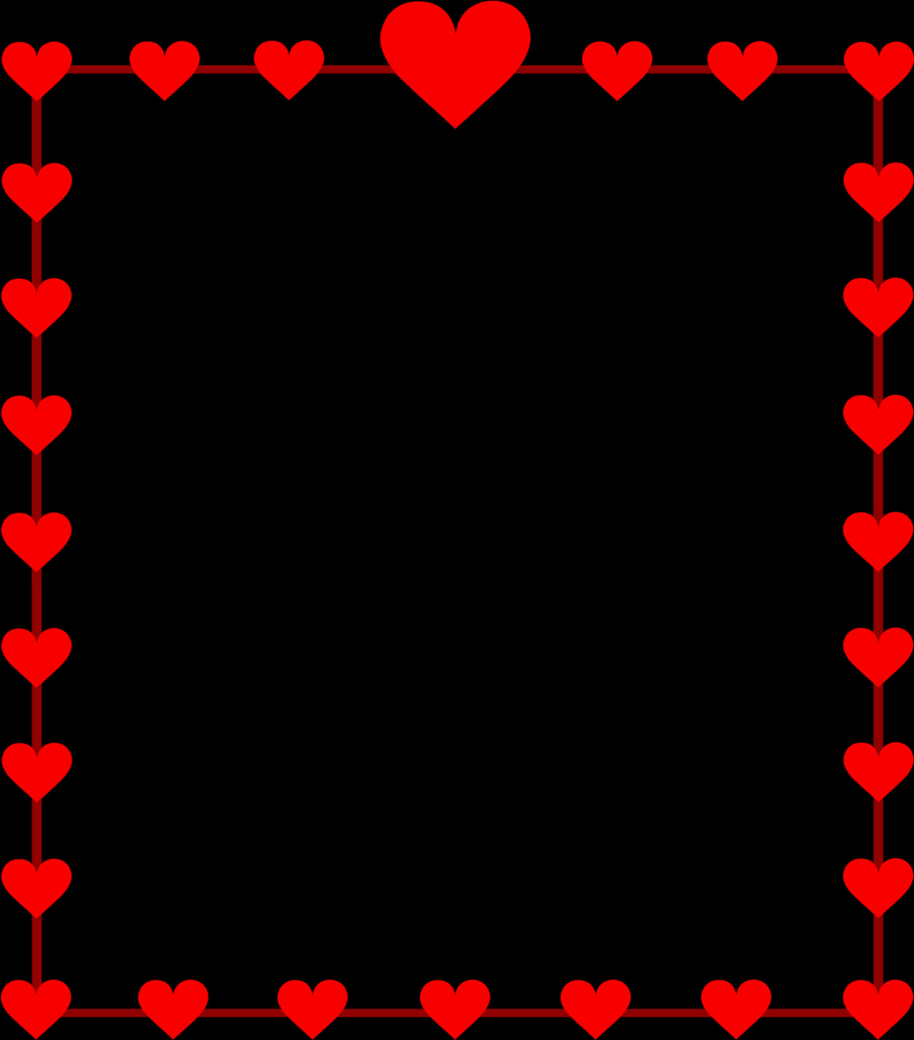 Heart Frame Border Design