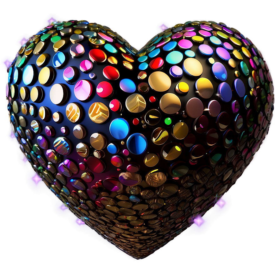 Heart Full Of Glitter Png 06272024