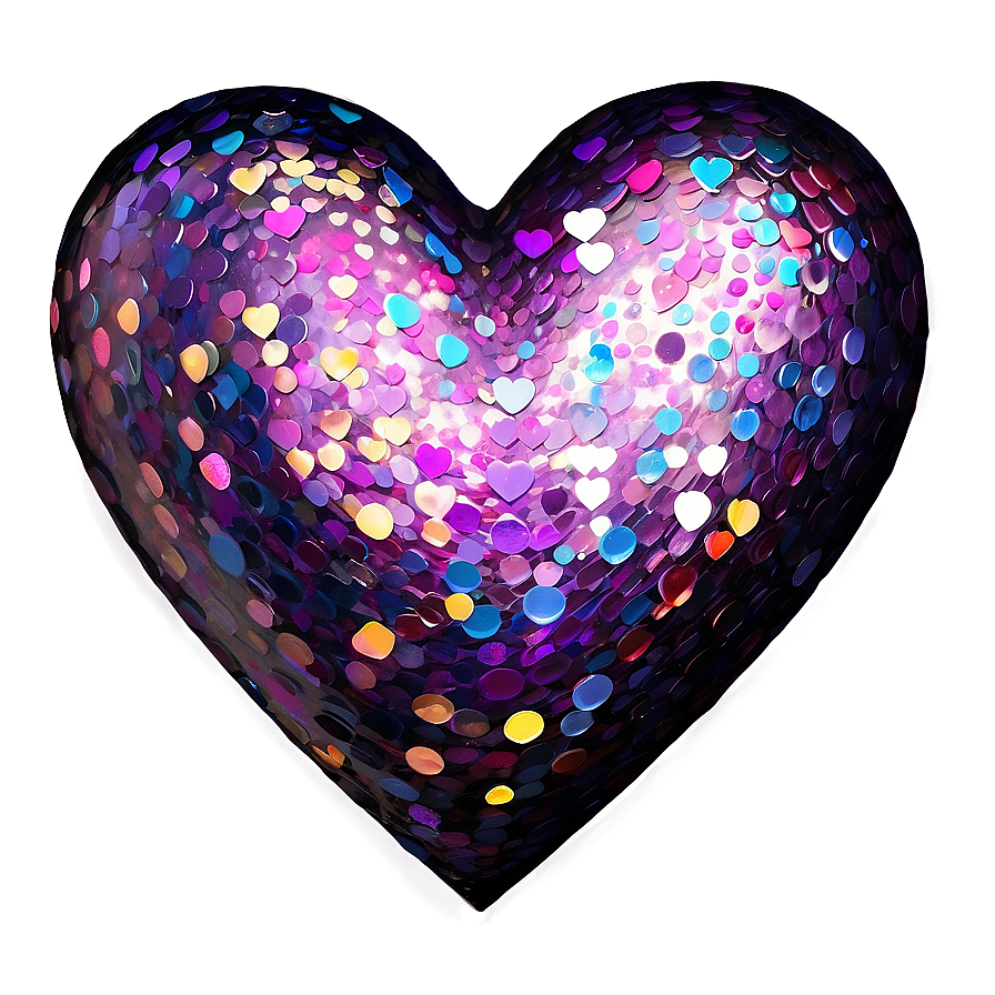 Heart Full Of Glitter Png Oun43