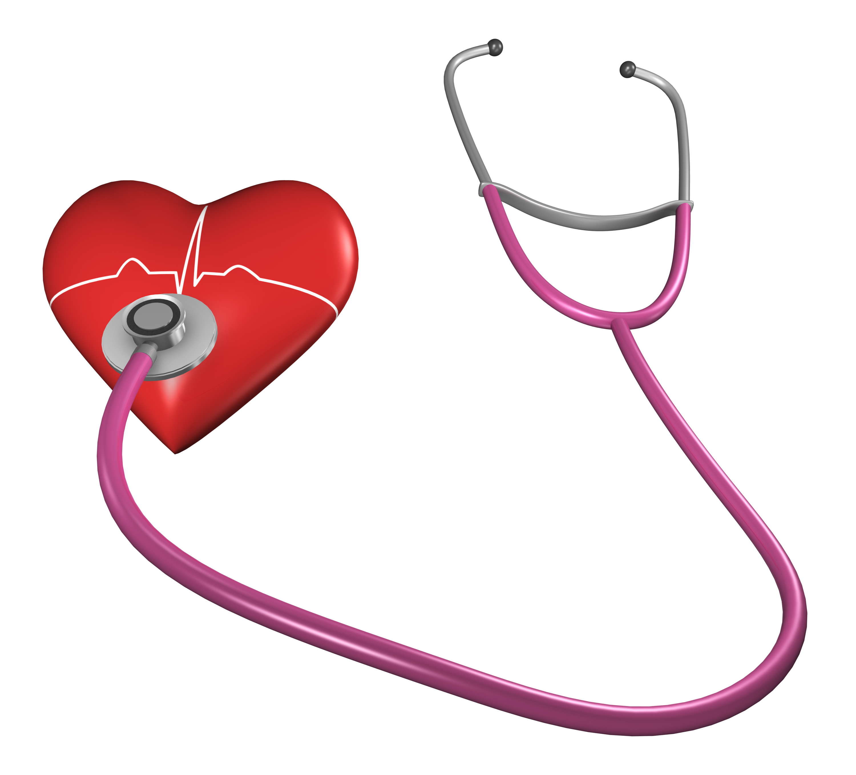 Heart Health Stethoscope Concept