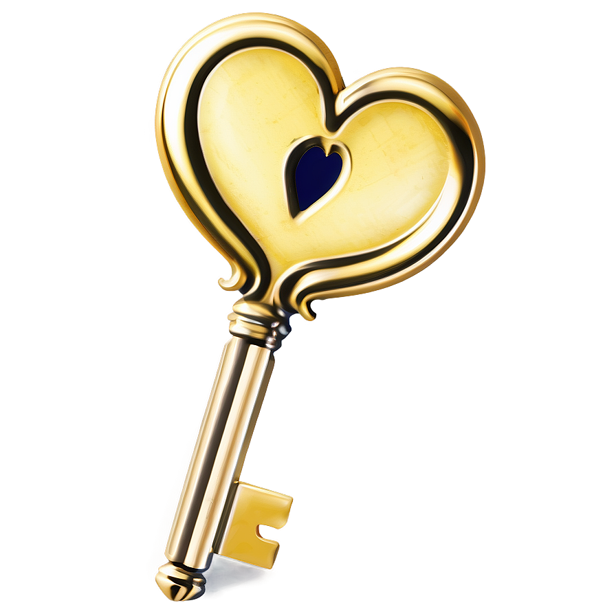 Heart Key Png Pxe