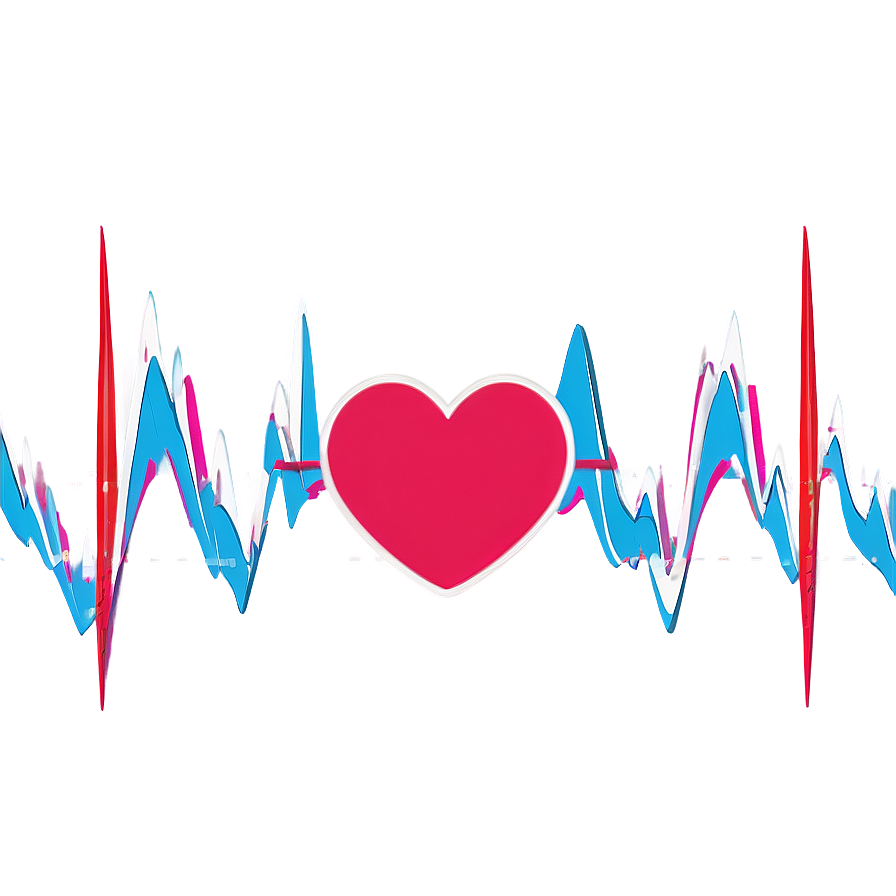 Heart Line Wave Png Nuy