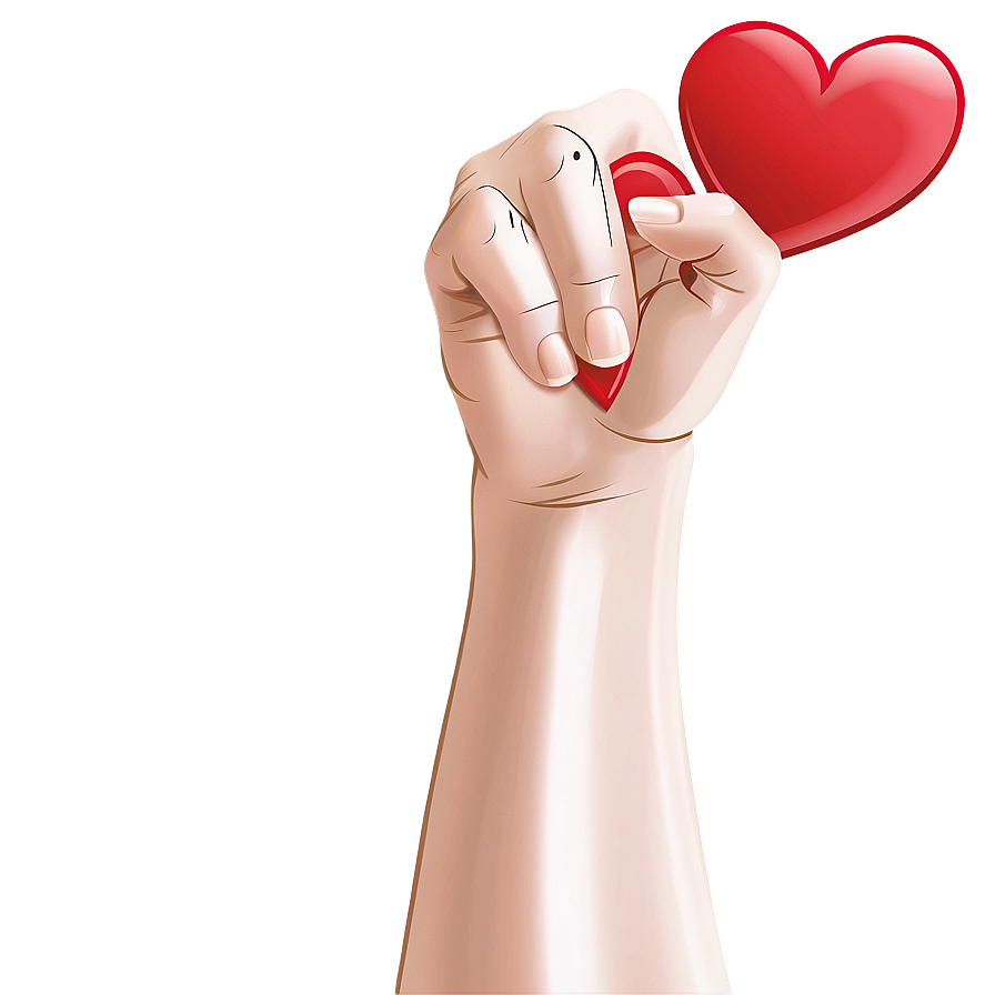 Heart On Sleeve Illustration Png A