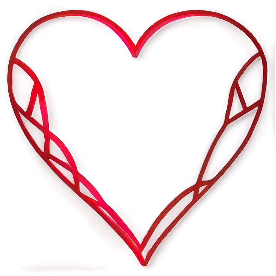 Heart Outline Clipart Png 06132024