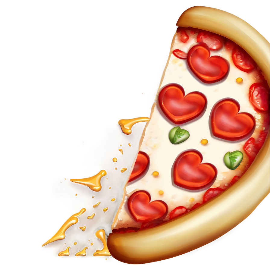 Heart Pizza Emoji Png 27