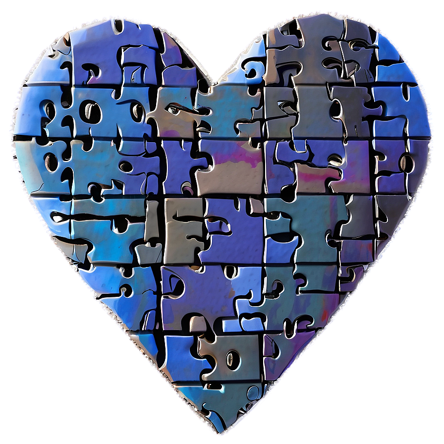 Heart Puzzle Piece Png Cqm