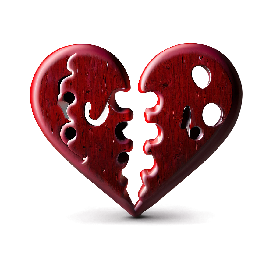 Heart Puzzle Piece Png D