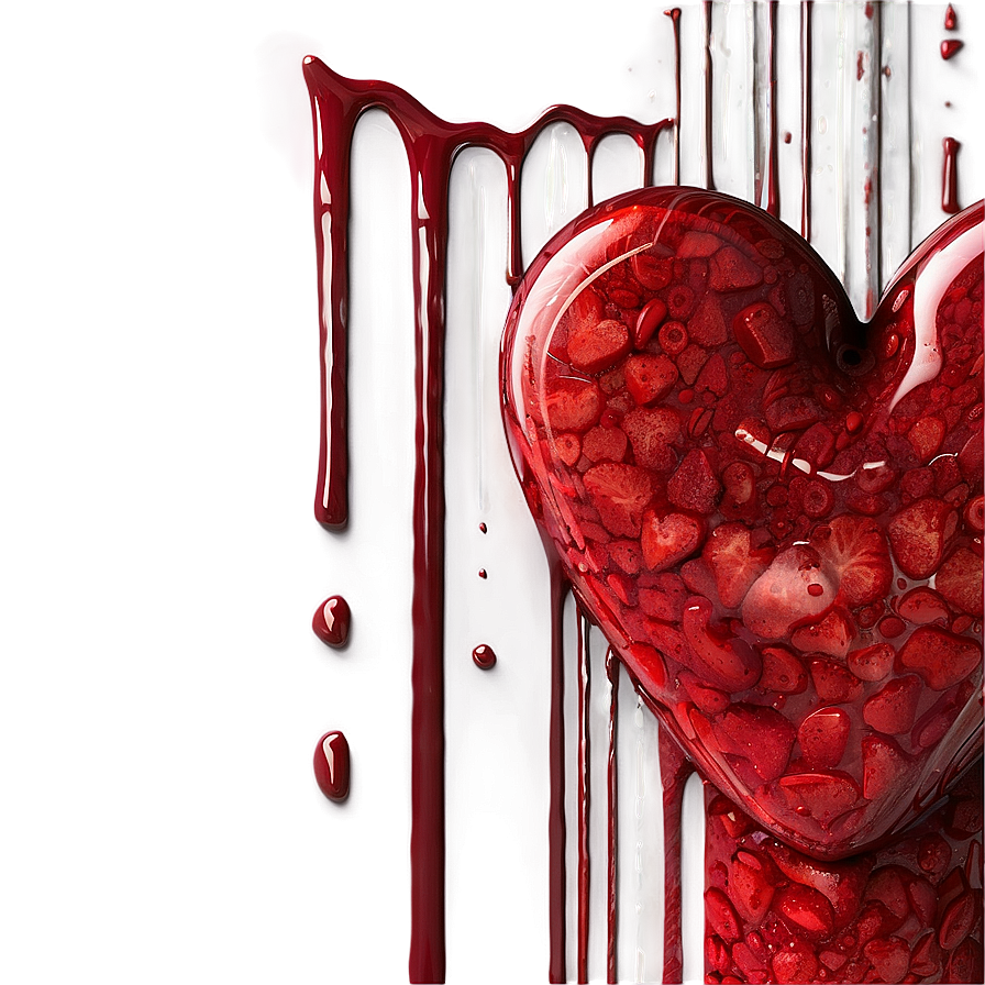 Heart's Fluid: Blood Spray Effect Png 04302024