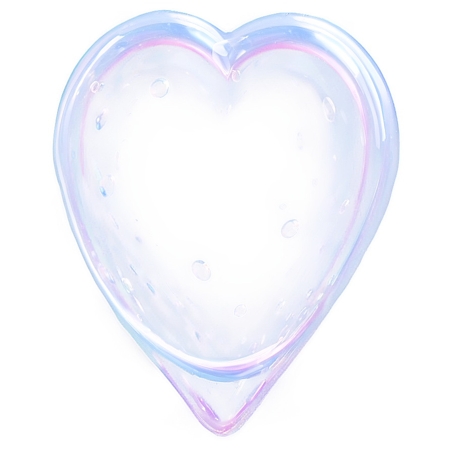 Heart Shaped Bubble Png B