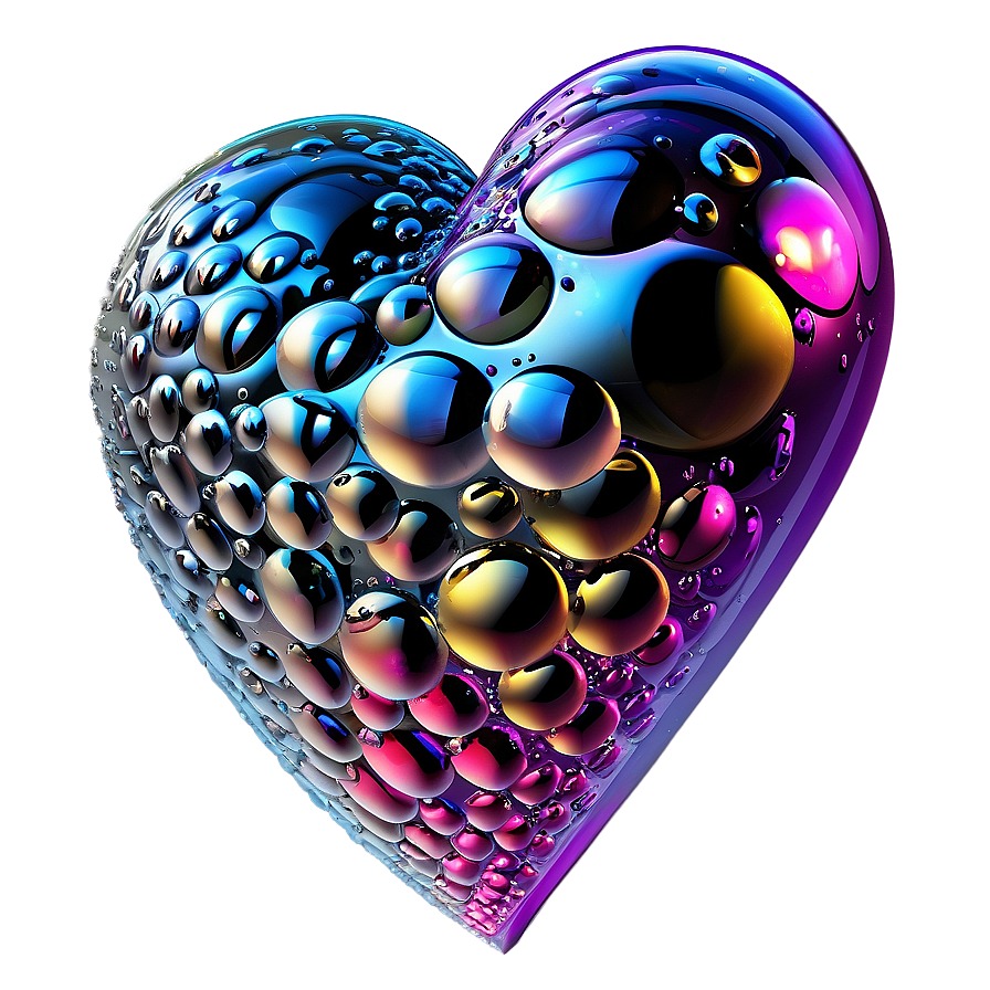 Heart Shaped Bubbles Png Bfj71