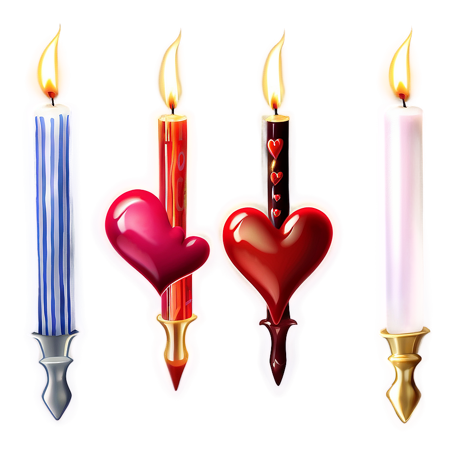 Heart Shaped Candle Png Uxl