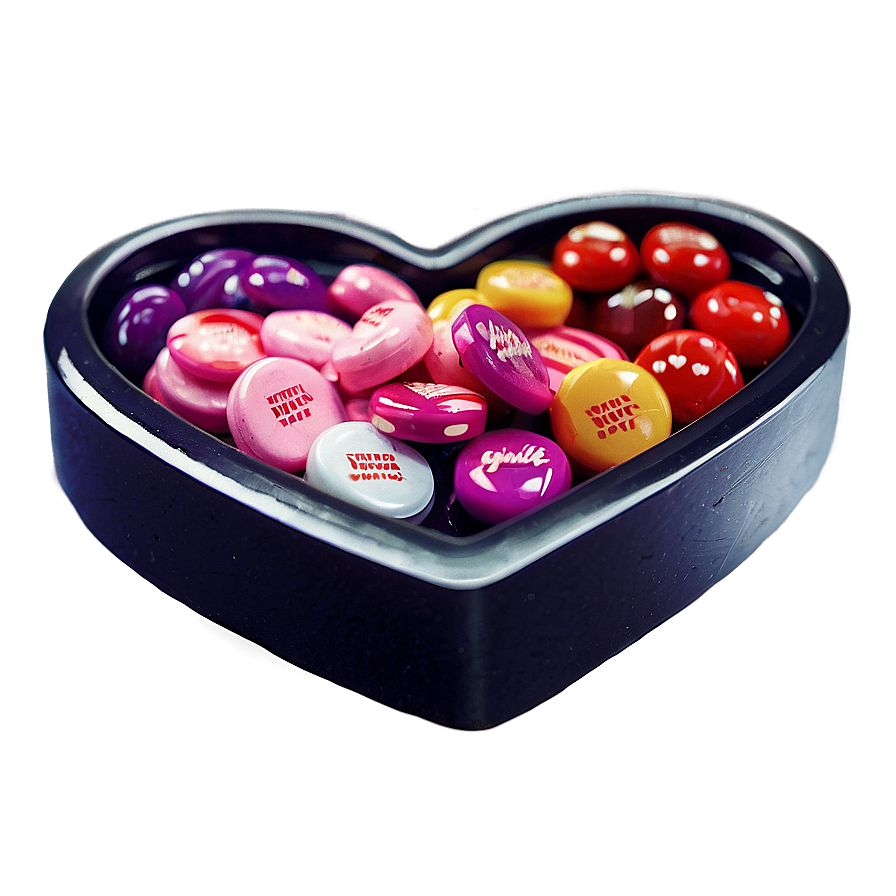 Heart Shaped Candy Jar Png 26