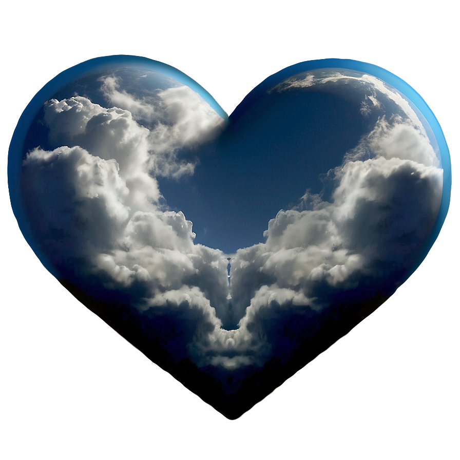 Heart-shaped Cloud Png 04302024