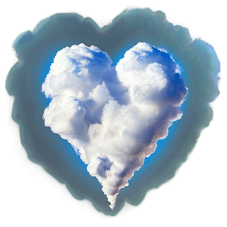 Heart Shaped Cloud Png 30