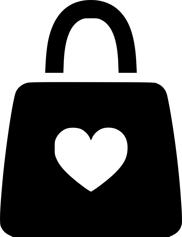 Heart Shaped Cutout Lock Icon