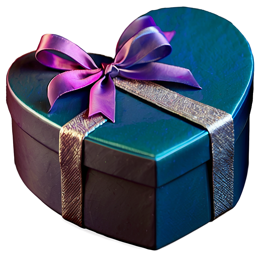 Heart Shaped Gift Box Png 05252024