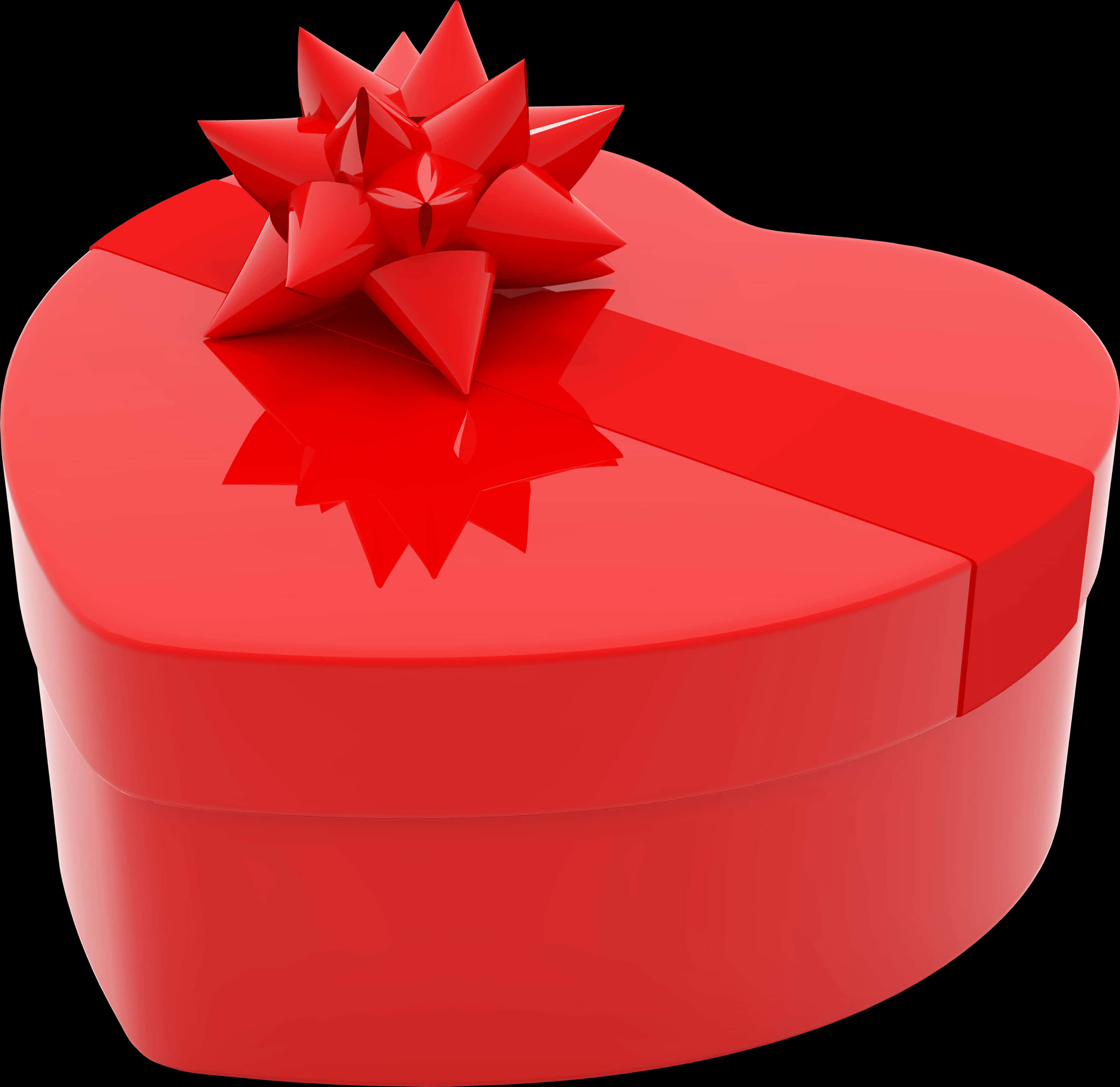 Heart Shaped Gift Box With Bow