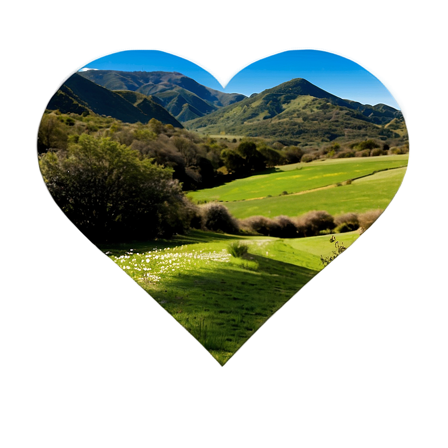 Heart Shaped Landscape Png Dbx