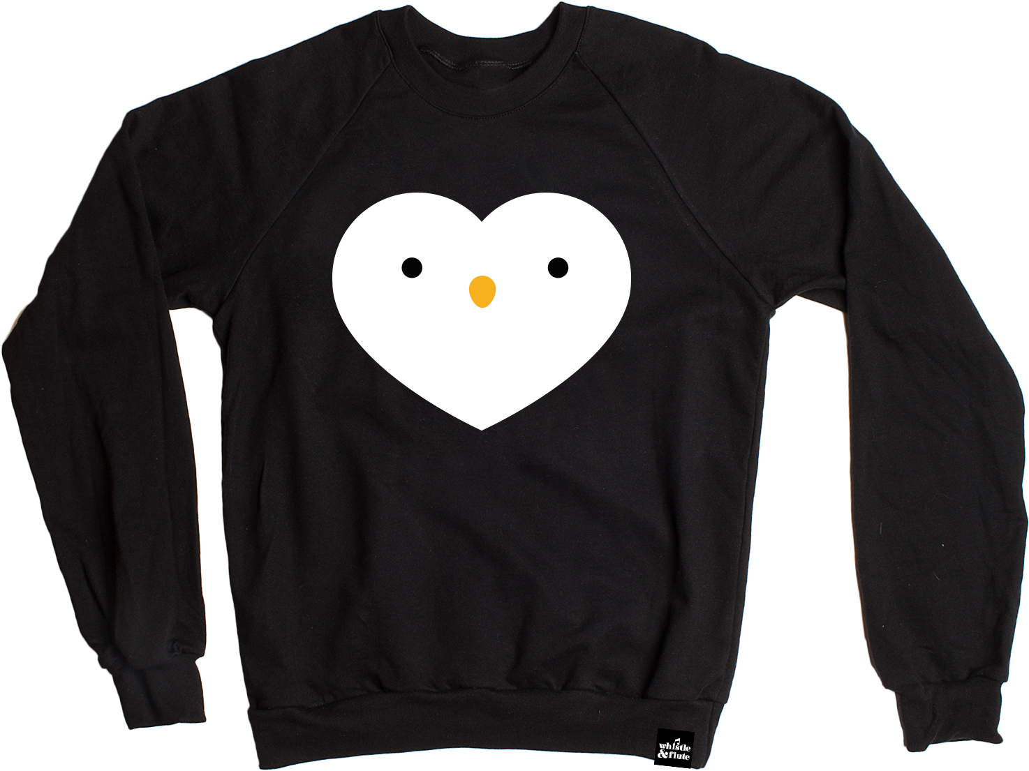 Heart Shaped Penguin Sweatshirt