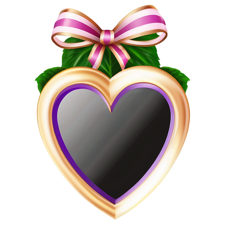 Heart Shaped Picture Frame Png Ibp42