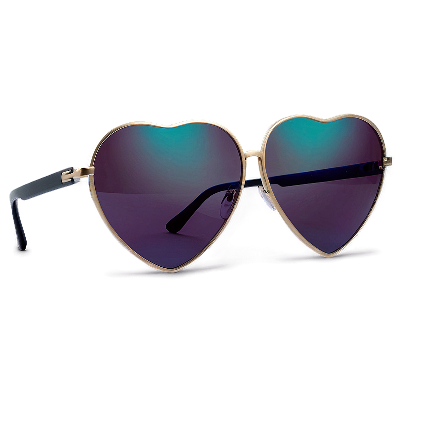 Heart Shaped Sunglasses Cute Png 04292024