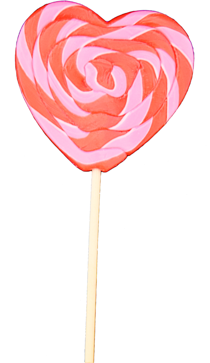 Heart Shaped Swirl Lollipop