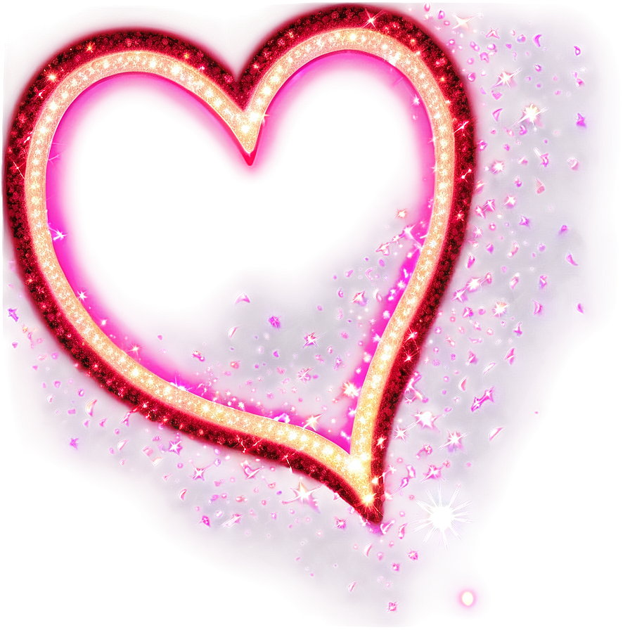 Heart Sparkle Effect Png 1