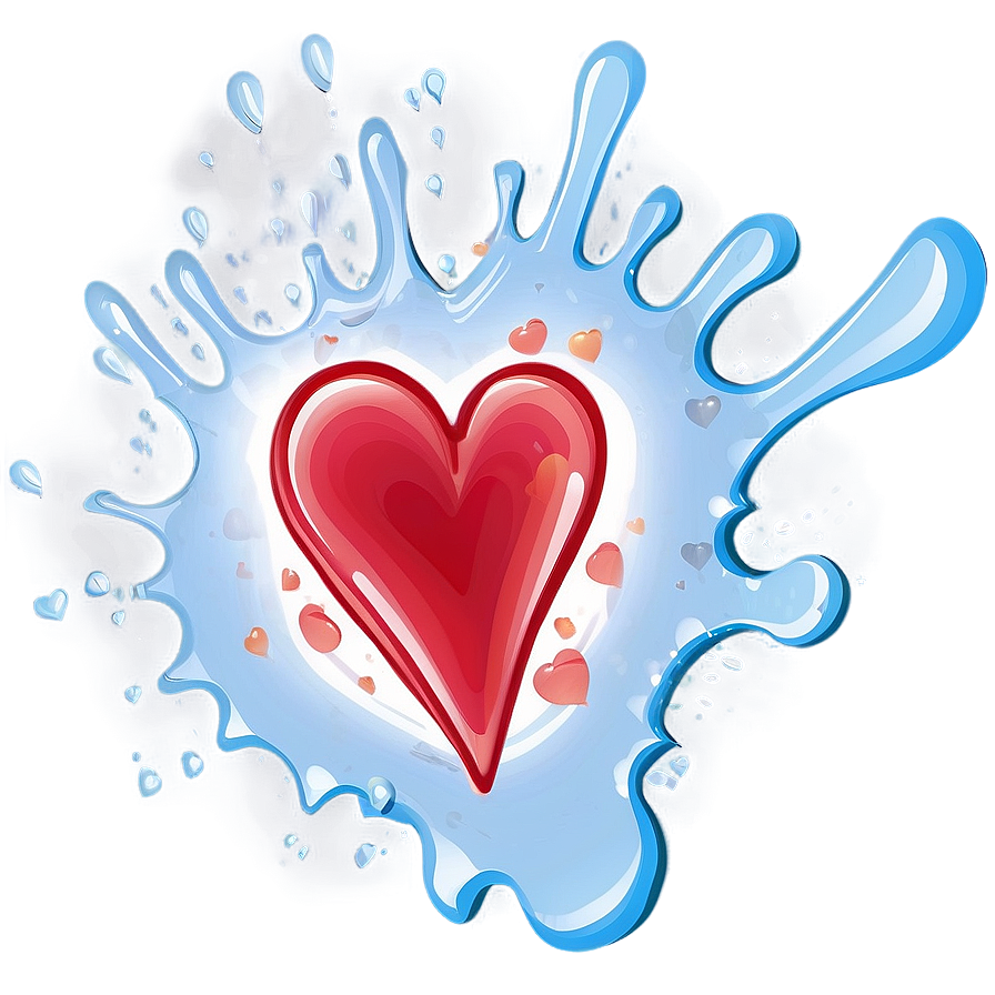 Heart Splash Png Fcl