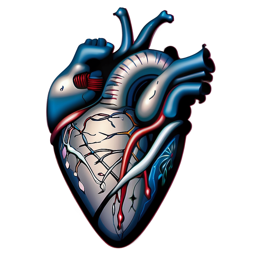 Heart Tattoo Clipart Png 05042024