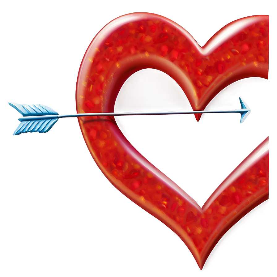 Heart With Arrow Png D