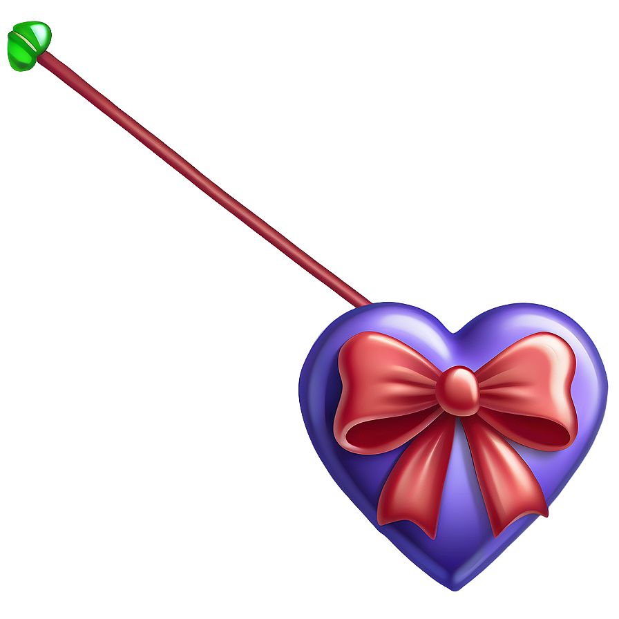 Heart With Bow Emoji Transparent Png 05042024