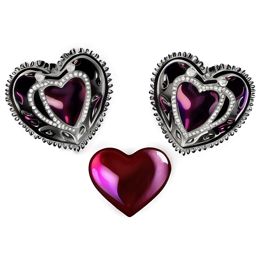 Heart With Crown Png B