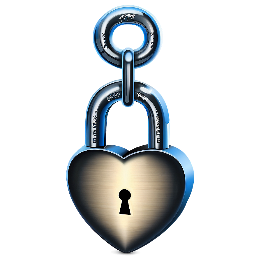 Heart With Lock Tattoo Png Sdl