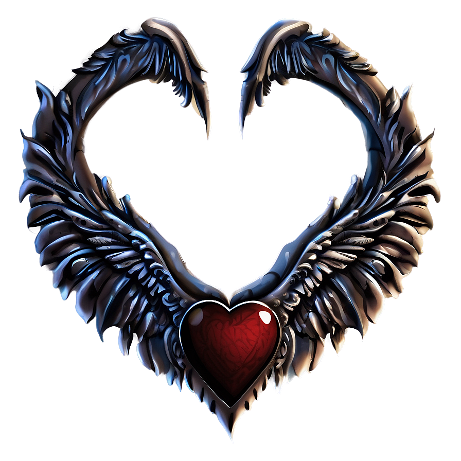 Heart With Wings Png A