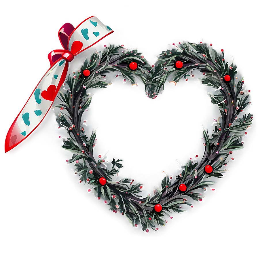 Heart Wreath Overlay Png Wld11