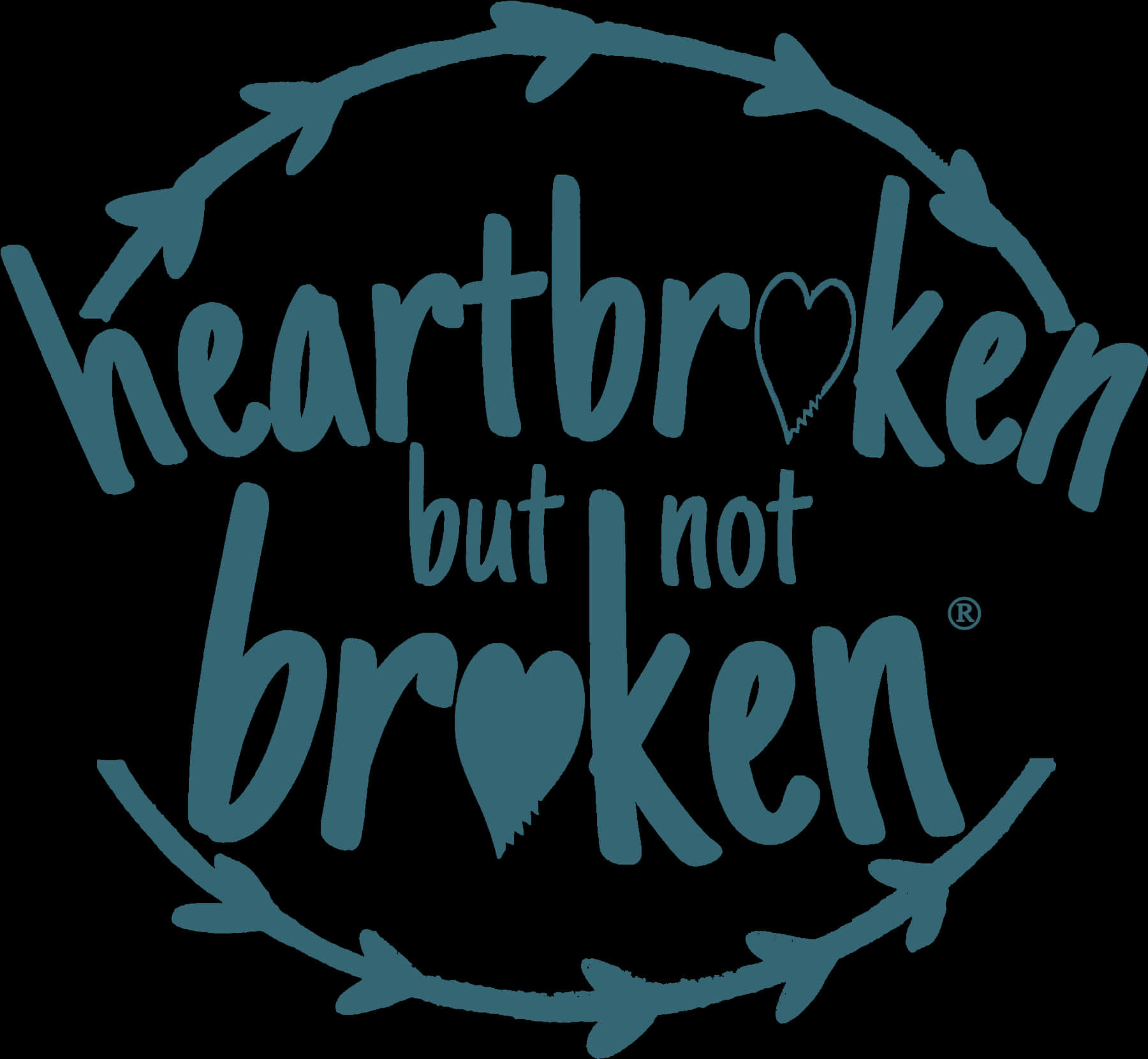 Heartbroken But Not Broken Graphic