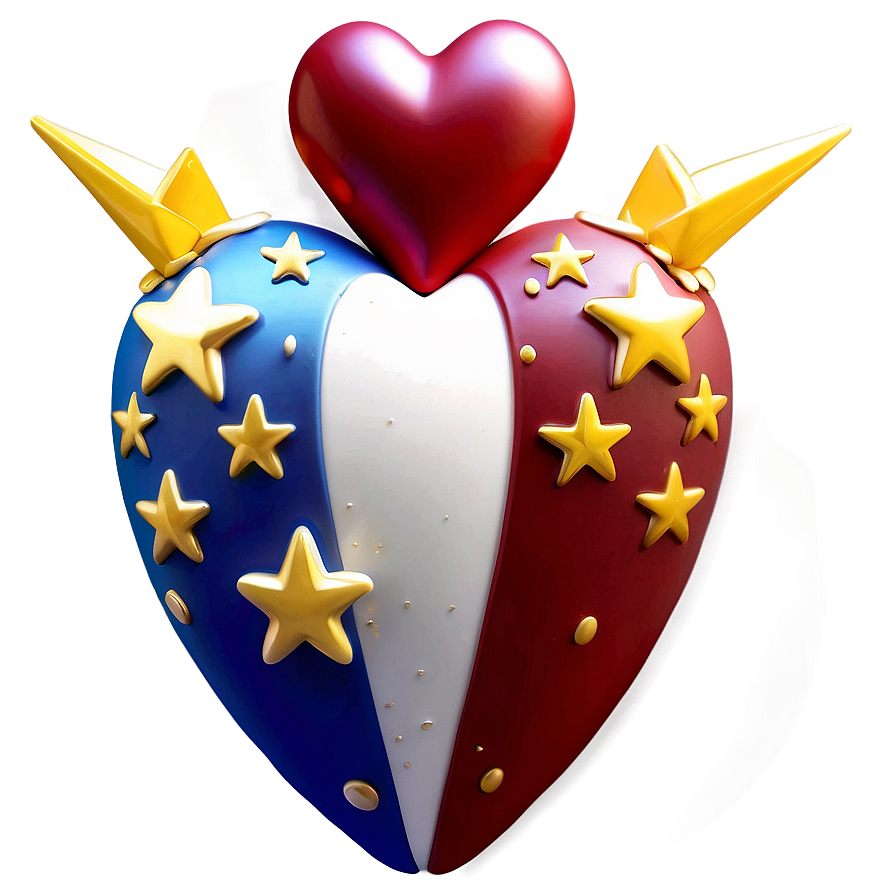 Hearts And Stars Png 43