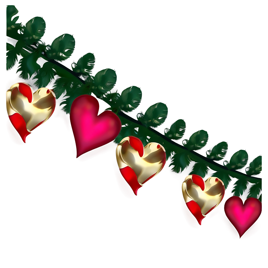 Hearts Garland Png Fpj1