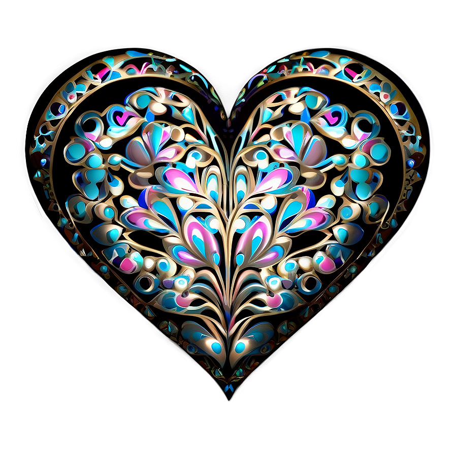 Hearts Pattern Png 98