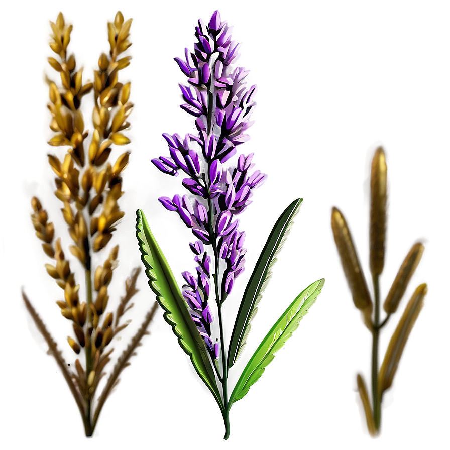 Heather Flower Art Png 57