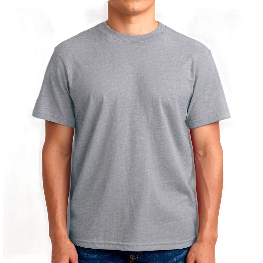 Heather Grey Blank Shirt Png Jap37