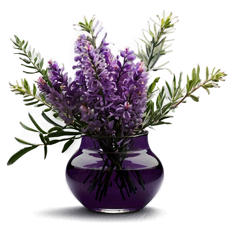 Heather In Vase Png Olt