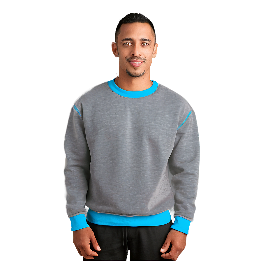 Heathered Crewneck Sweatshirt Png Xqw64