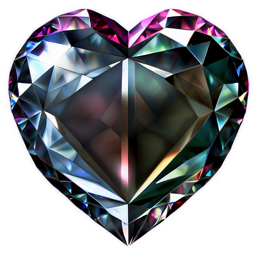 Heavenly Diamond Heart Craft Png Auh