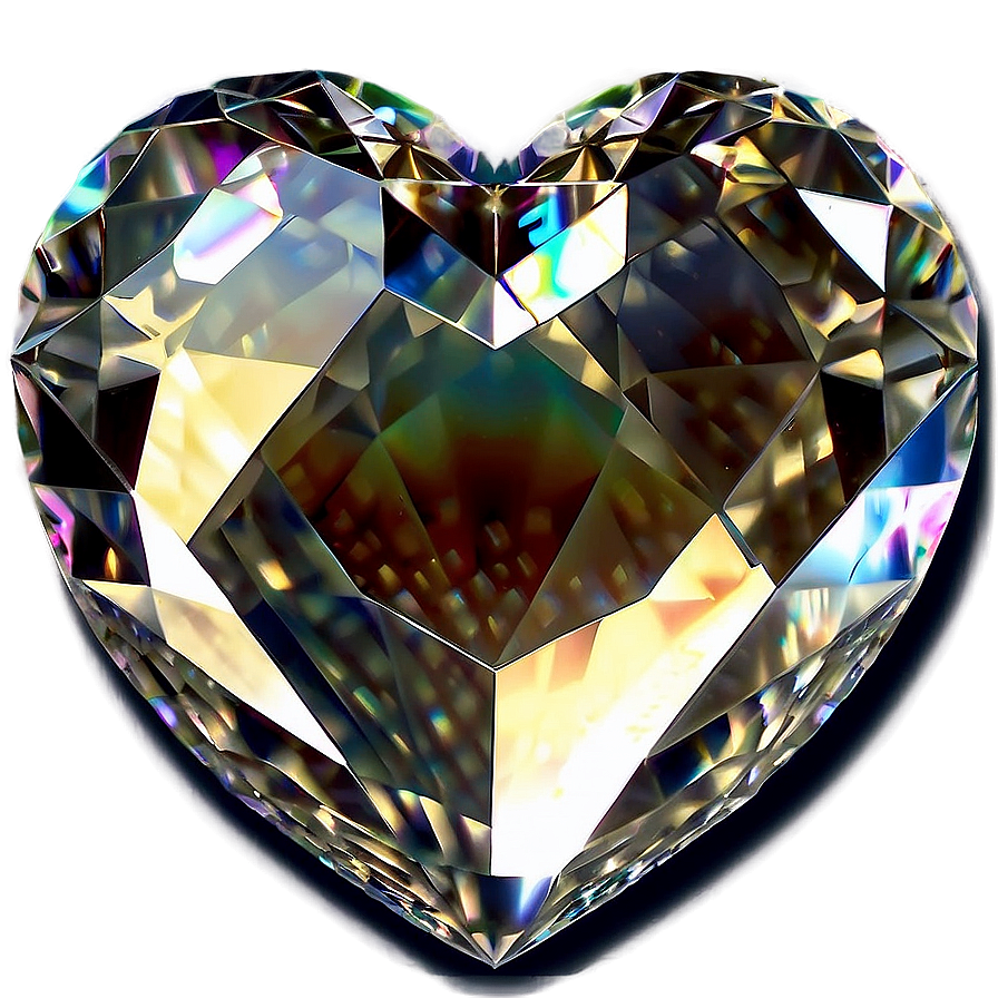 Heavenly Diamond Heart Craft Png Jpl93