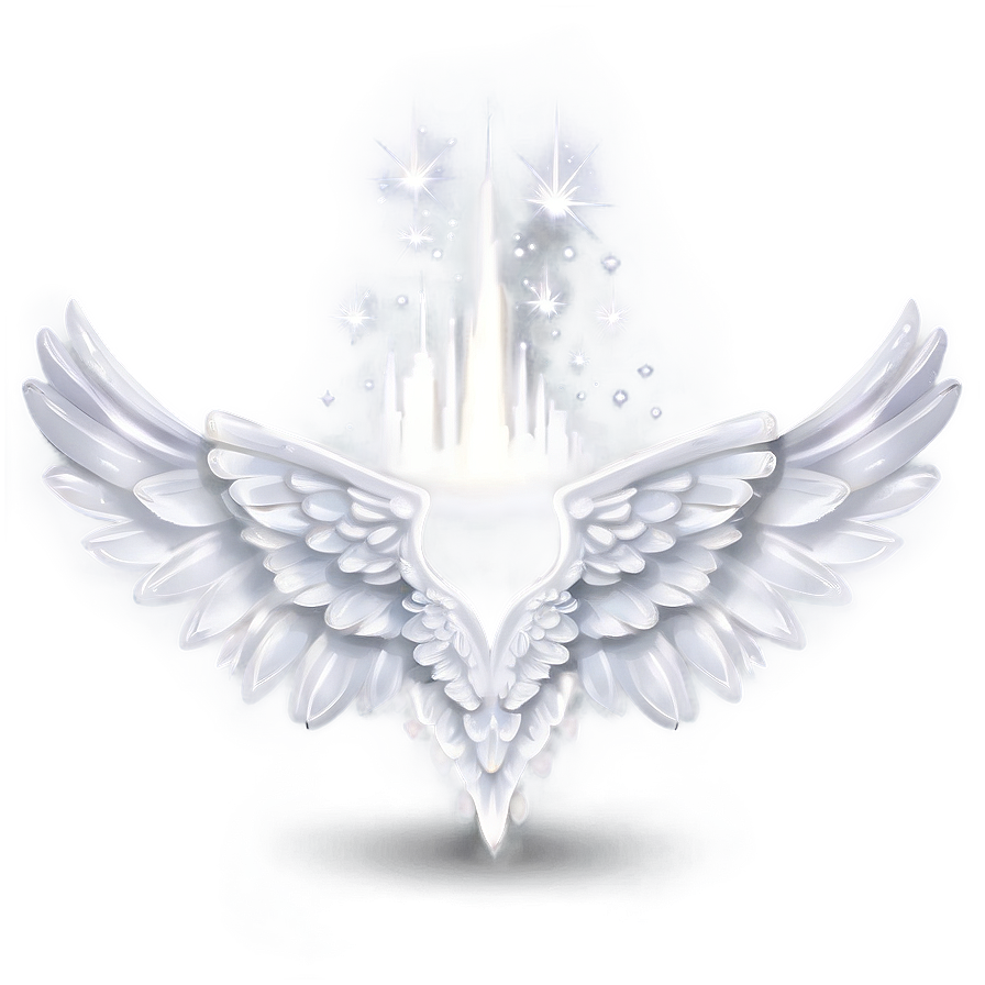 Heavenly White Wings Art Png Vqw38