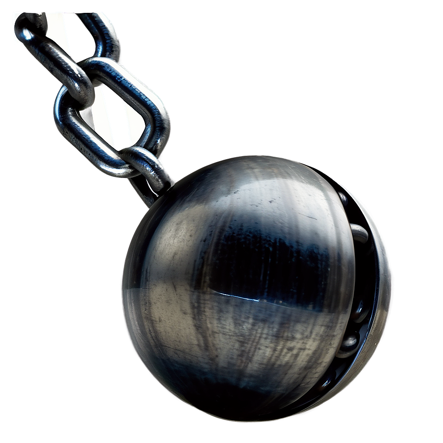 Heavy Ball And Chain Clipart Png 06282024