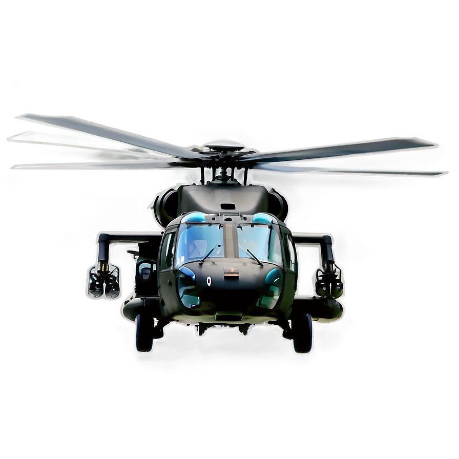 Heavy Duty Black Hawk Helicopter Png 06252024