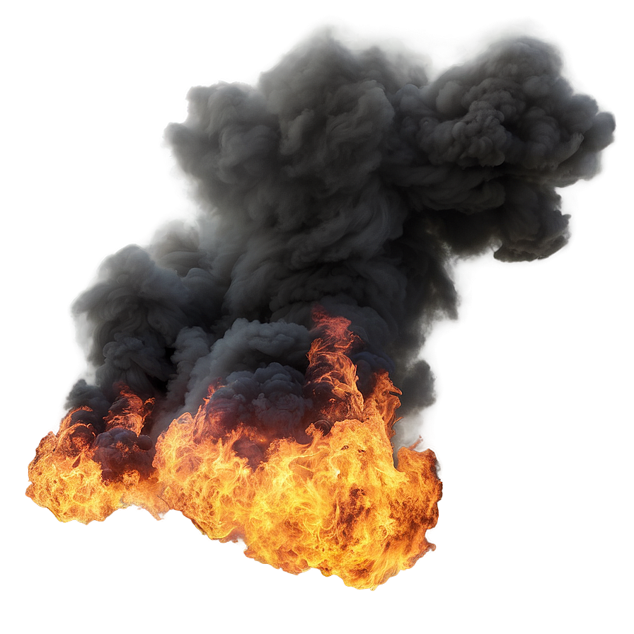 Heavy Fire Smoke Png 18